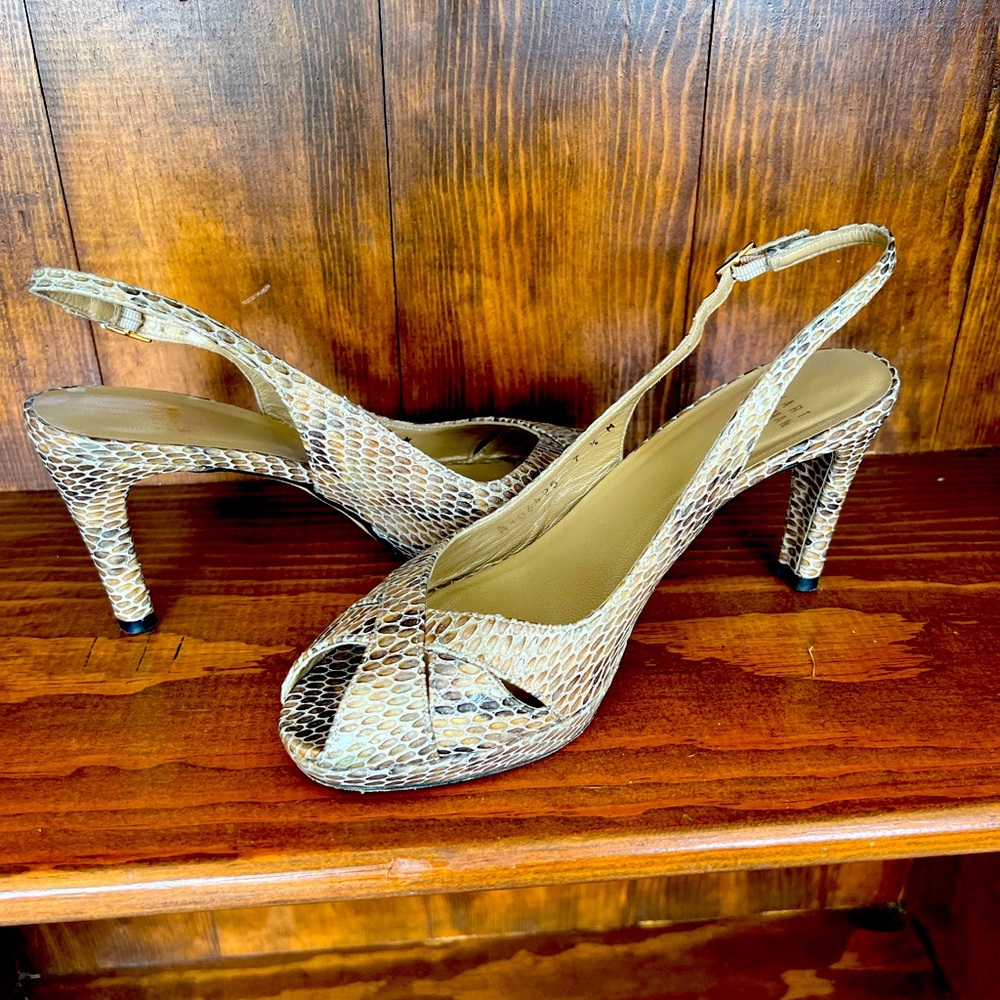 Stuart Weitzman Snakeskin Heels